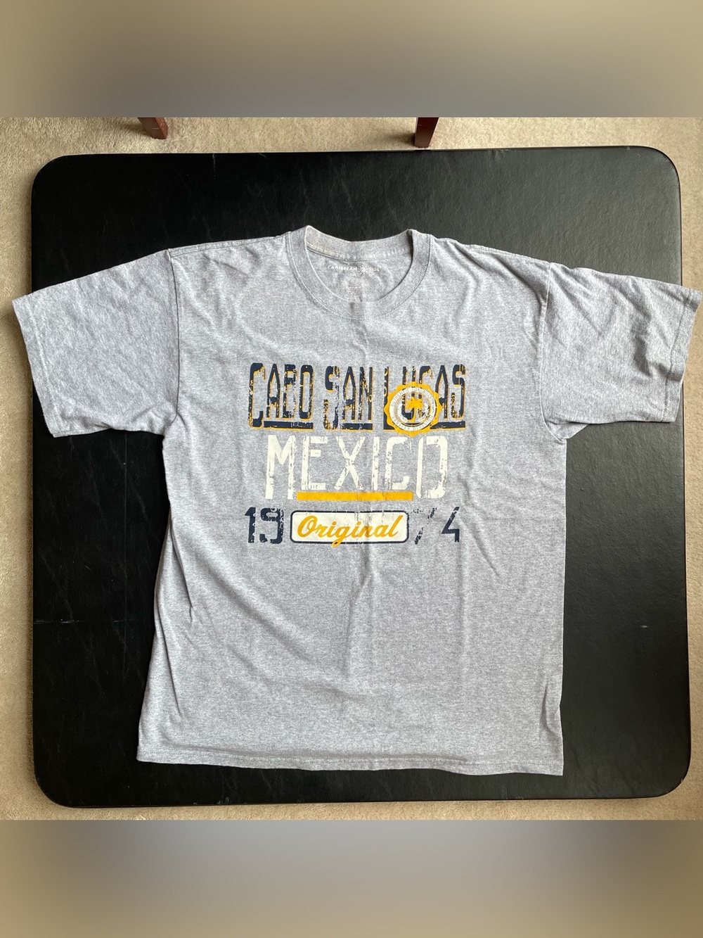 Cabo San Lucas Mexico Graphic Tee - Light Gray